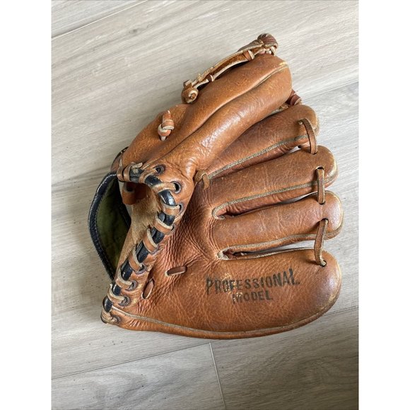 Vintage baseball glove - The Hawk Line - Made in Japan- J-8421 Professional - Picture 3 of 9
